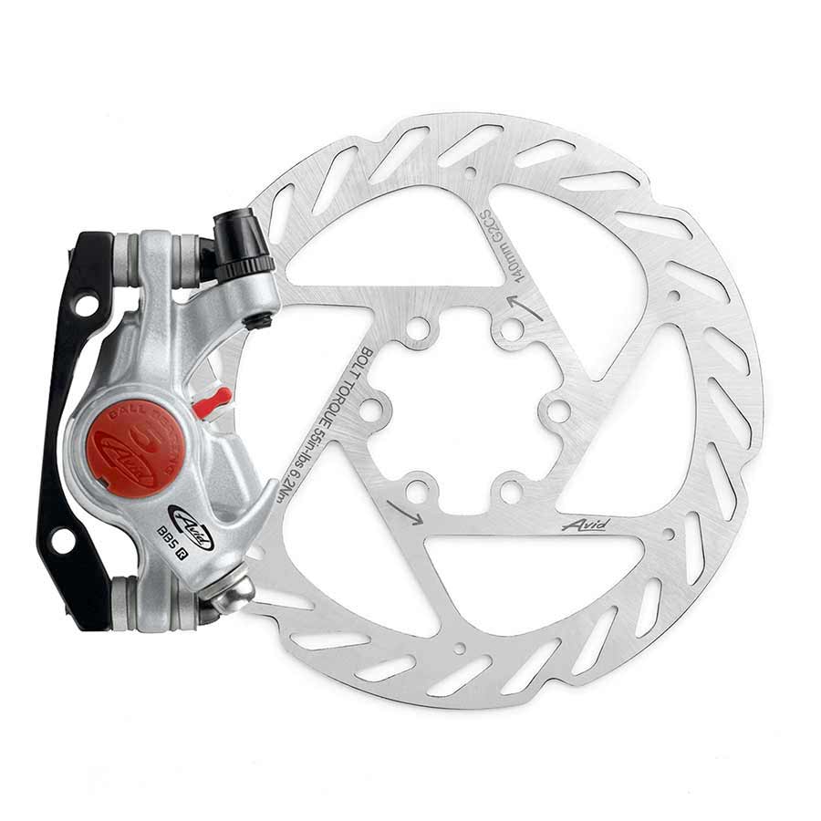Avid, BB5 Road, Mechanical disc brake, Front or Rear, 160mm, Gray