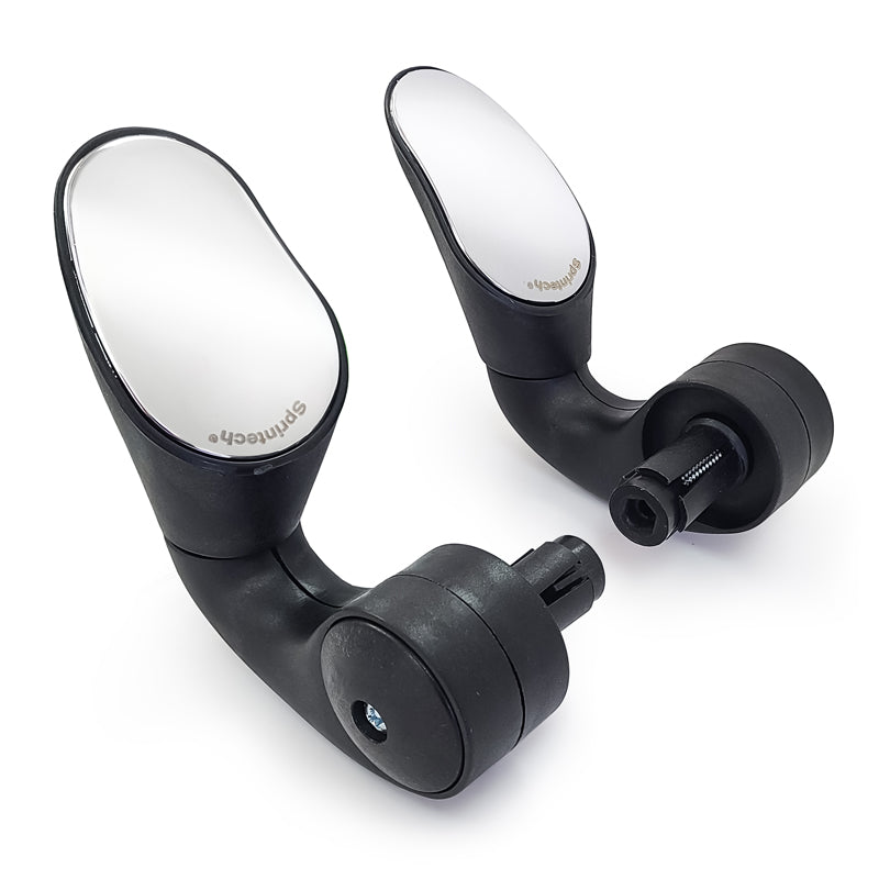 PAIR OF SPRINTECH RACING BLACK MIRRORS