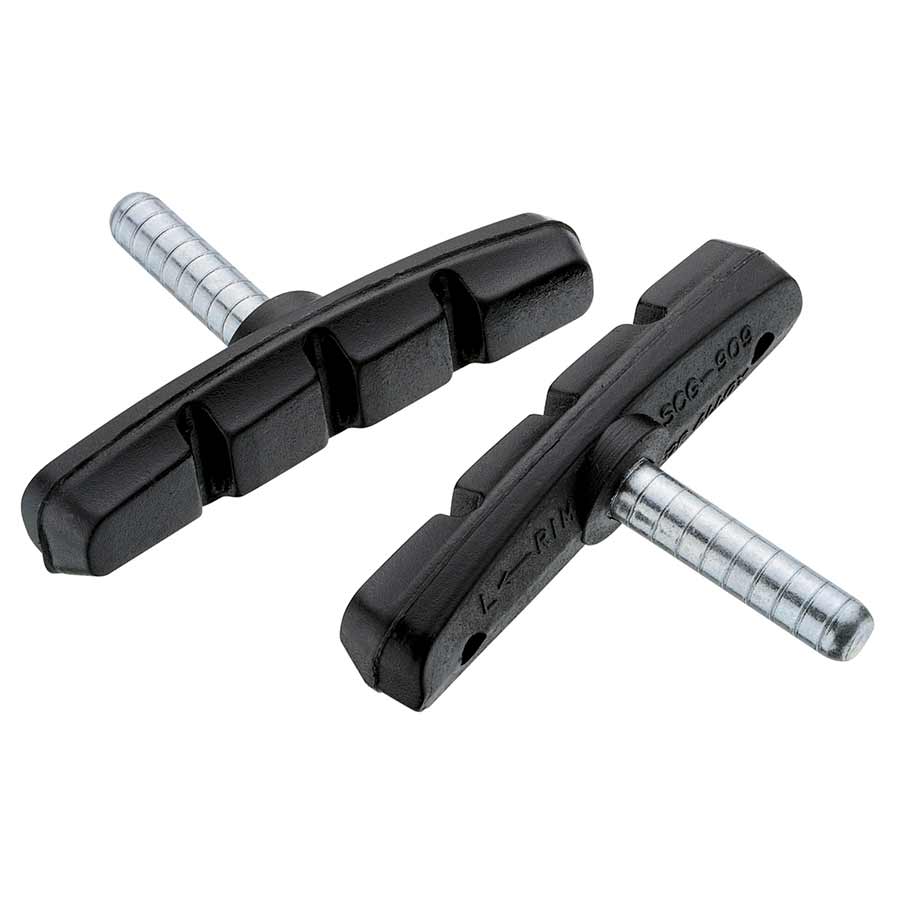 Jagwire Mountain Sport Cantilever Brake Pads, Centered Stem, 70mm, All Conditions (AW), Black, Pair