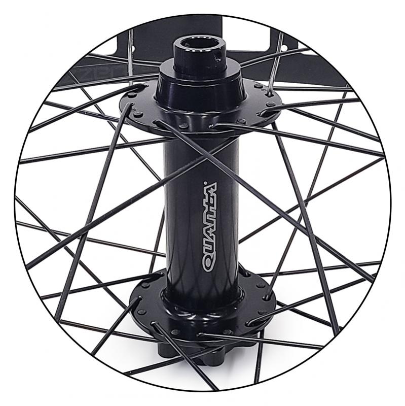26" REAR WHEEL ALEX RIM FAT BIKE THRU AXLE BLACK 32T