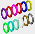 Magura 4 Piston Brake Caliper Rings, Neon Red/Neon Yellow/Blue (x4 of each color)