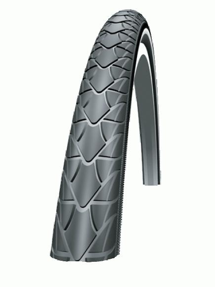 Schwalbe Marathon Racer Tire 700 x 30C (30-622) Black, Reflective Strip, Race Guard, Speed ​​Grip, Wire