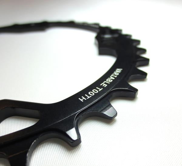 NSB Variable Tooth Chainring, Direct Mount For SRAM BB30, 32T, Black