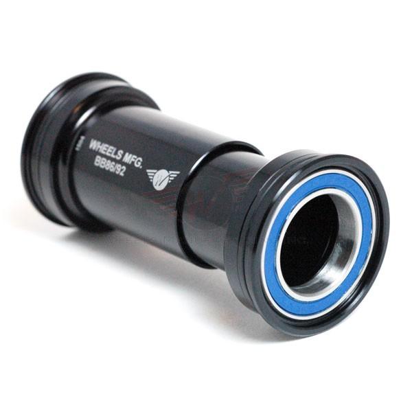 Wheels Manufacturing, Jeu de Pédalier BB86/92, ABEC-3 Steel, Compatible Shimano, Noir