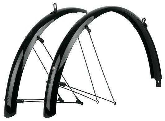 SKS Fender, B55 Bluemels, 700 x 38 - 47c, Noir, Paire