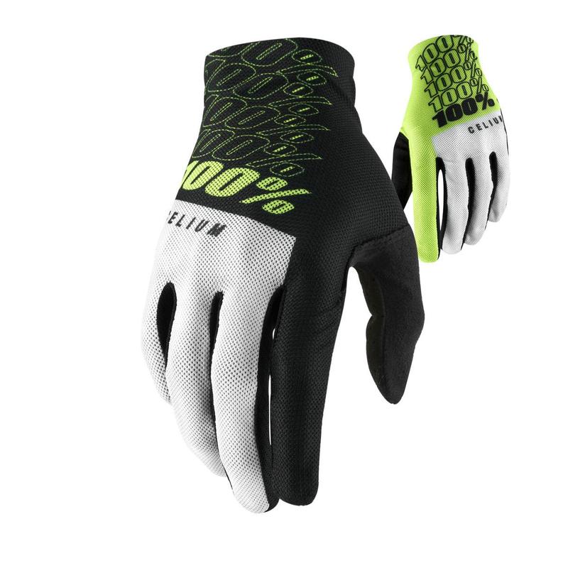 100%, Gants Celium, Fluo Yellow