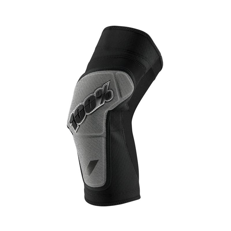 100% RideCamp Protège Genou/Armour, Noir/Gris