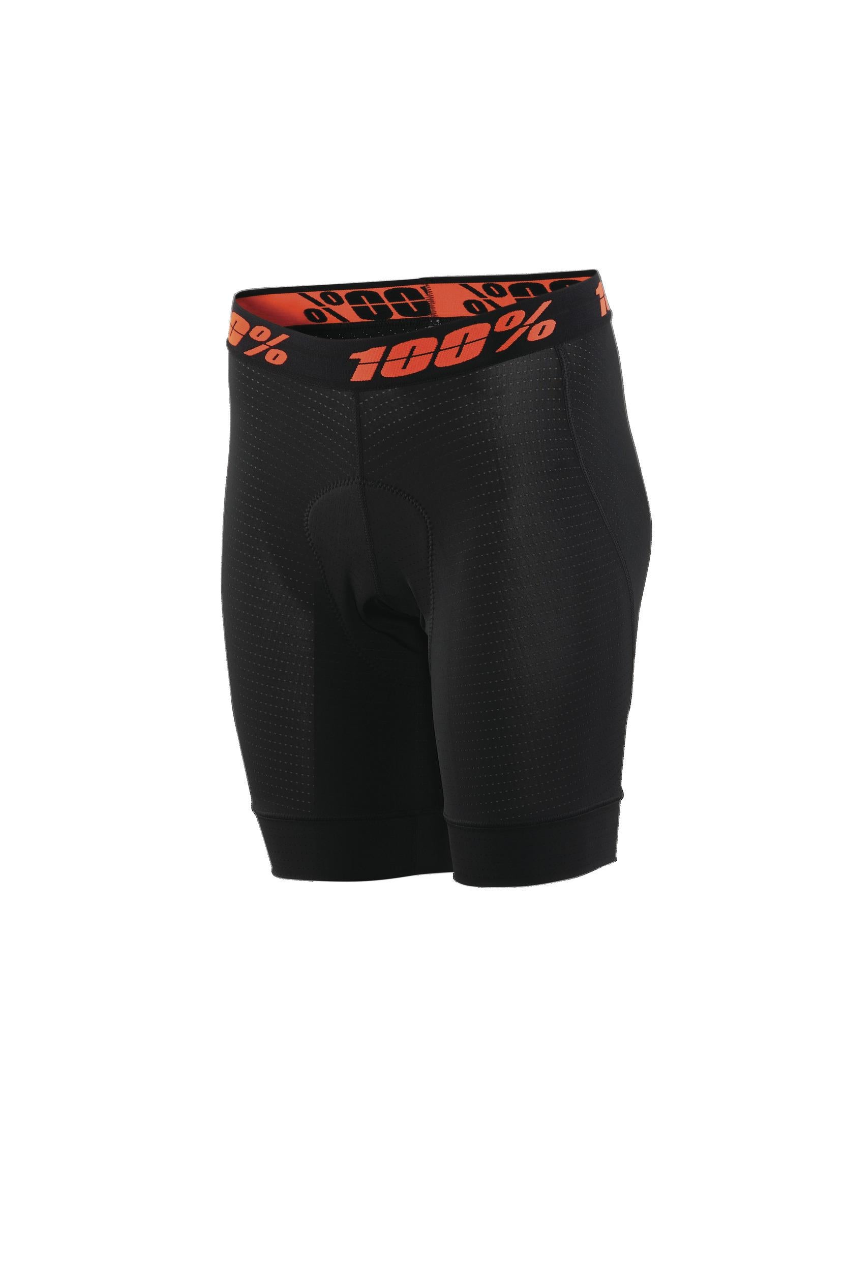100% Youth Crux Liner Shorts, SOUS COUCHE, NOIR, 28