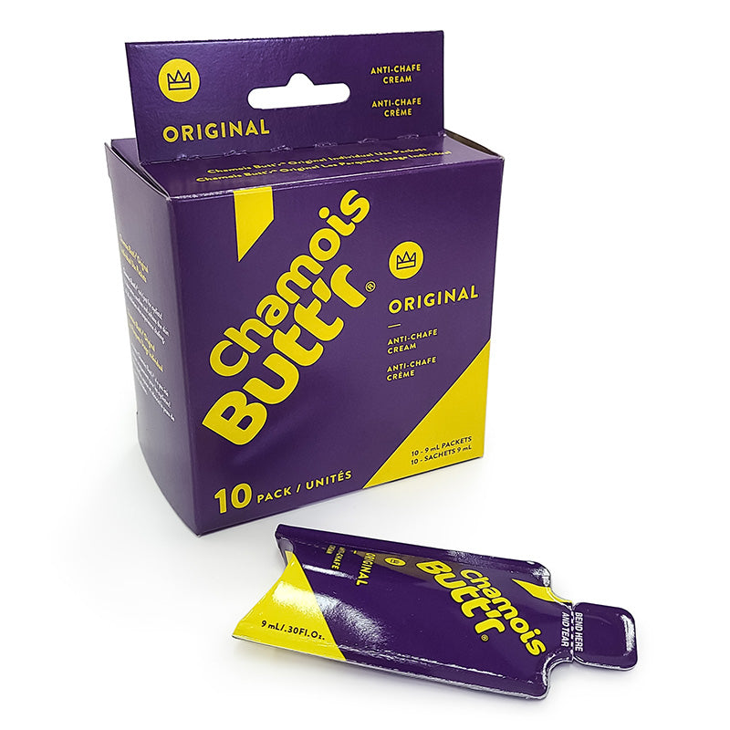 CHAMOIS BUTT'R ORIGINAL, PAQUET 10 (10-9ML/.30 OZ)
