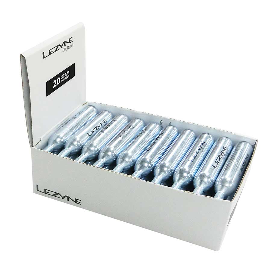 Lezyne, Cartouche de CO2, 20g, Avec filets