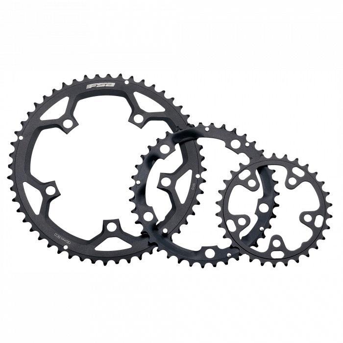 FSA Chainring, Pro Road, 30T, 5 x 74 BCD, N-10, Black