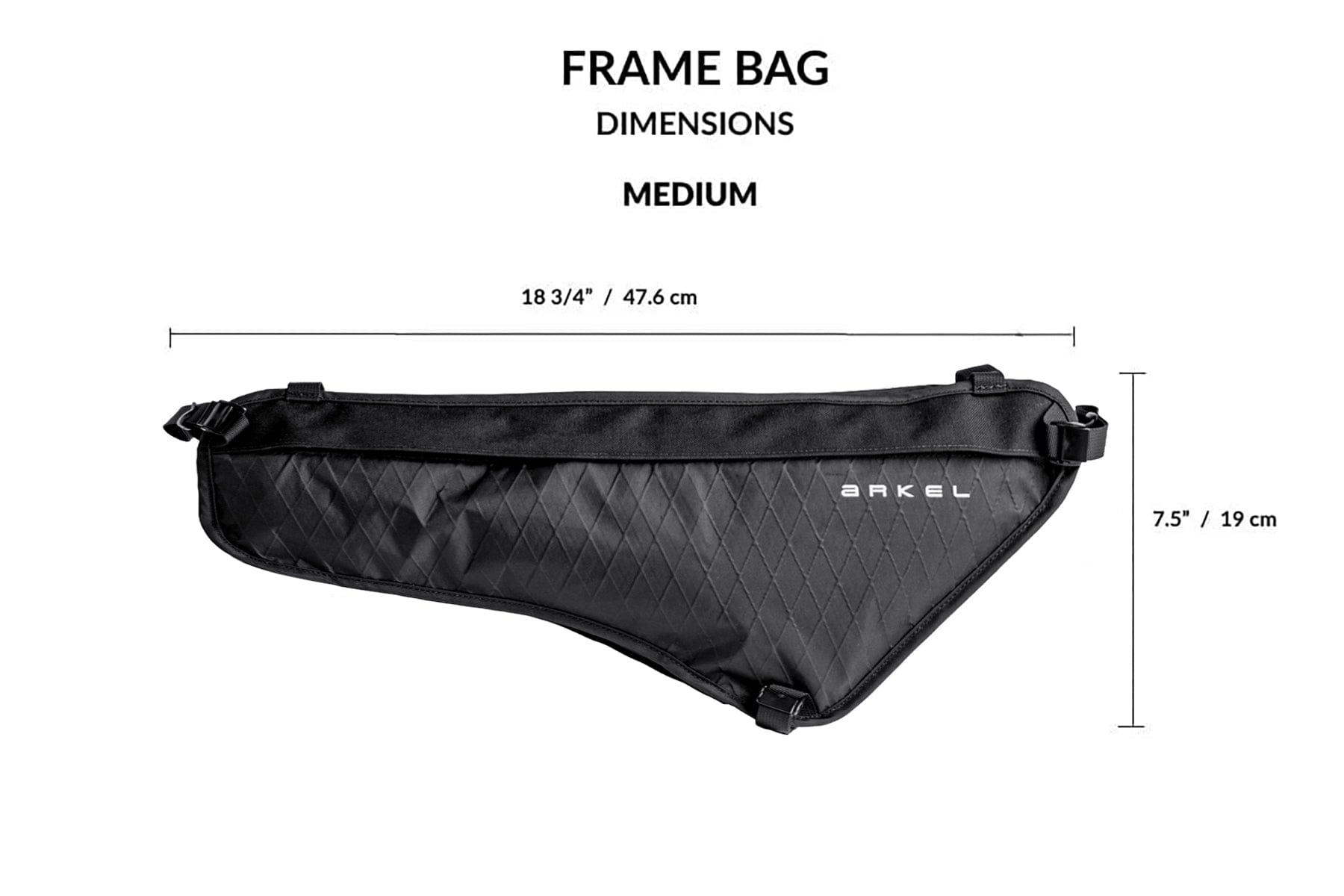 Arkel, Water Resistant Frame Bag