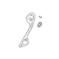 SHIMANO, Assemblage de chape extérieure (type GS) RD-M786