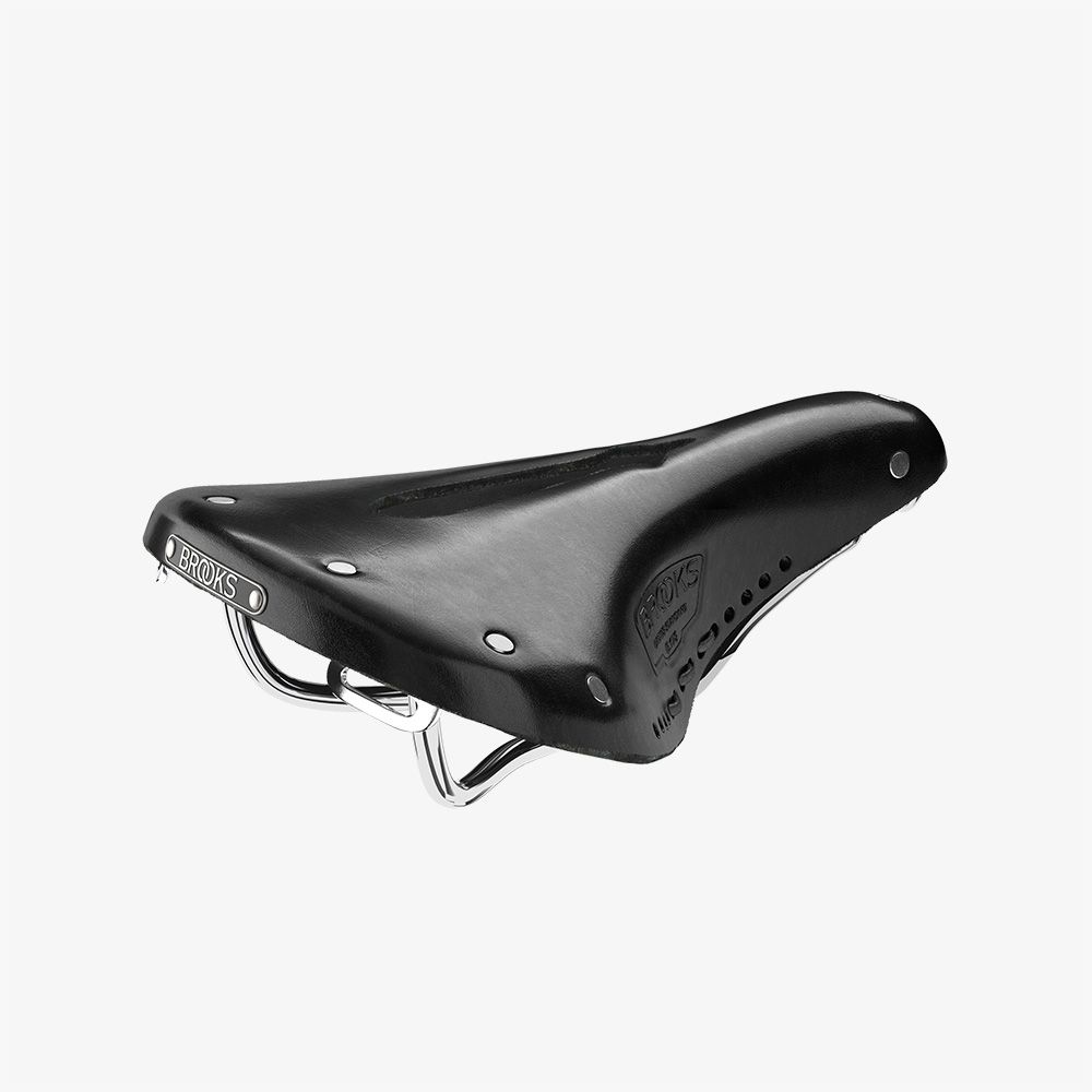 Brooks, Selle B17 Carved Short, Noir