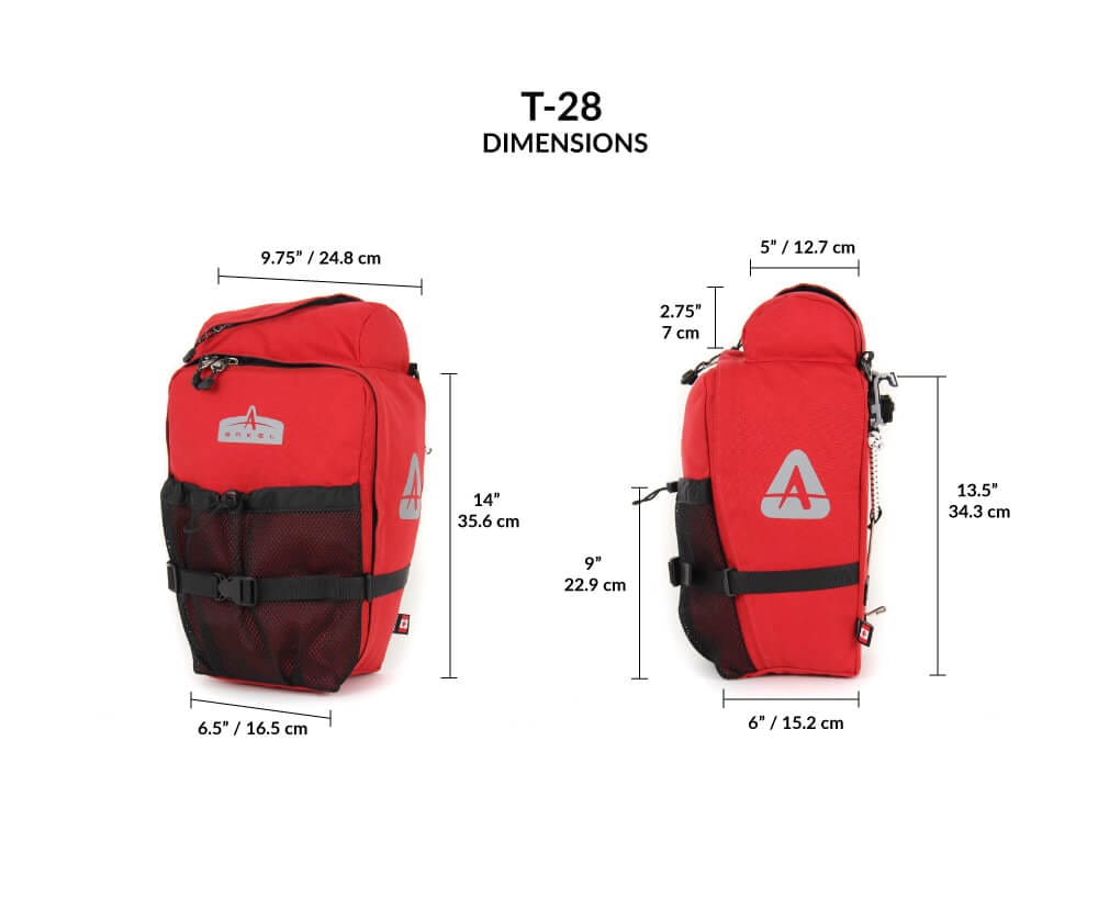 Arkel, T-28 Classic- Touring Panniers