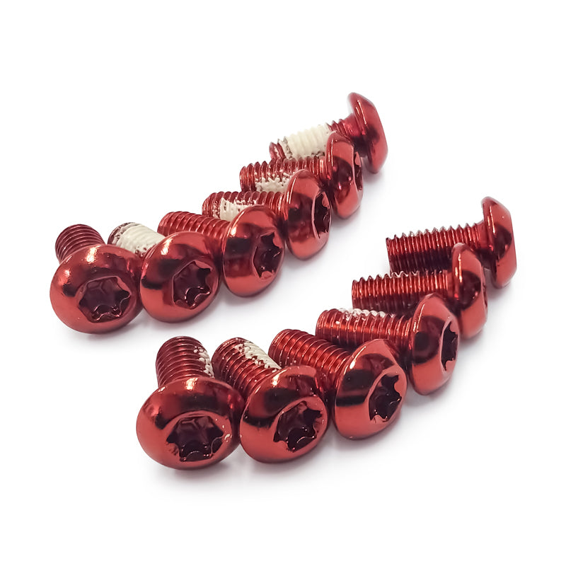 M5x10 Red Disc Bolt